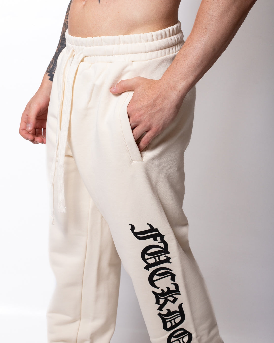 Pantalone Comme des Fuckdown in felpa con stampe uomo