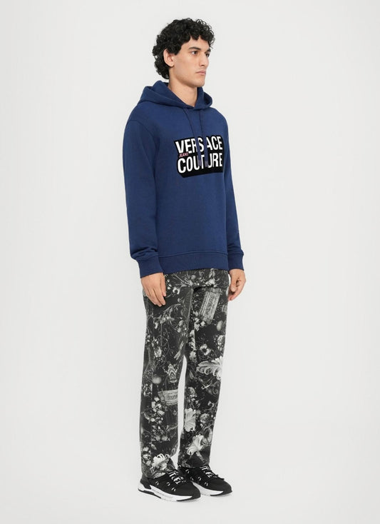 Felpa Versace Jeans Couture "Fleece Logo Square" uomo