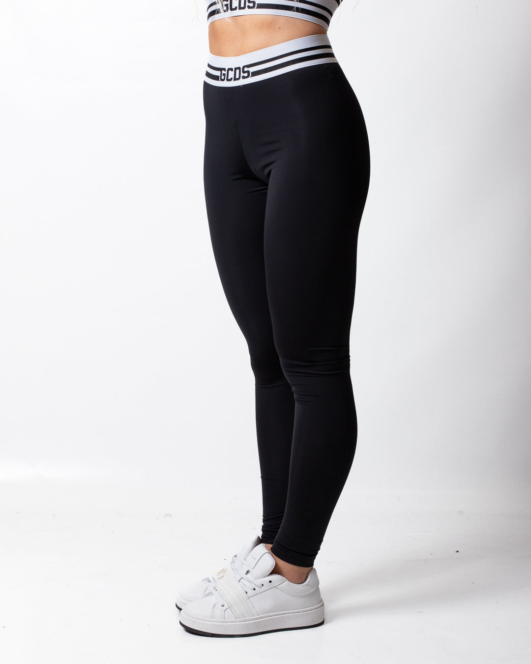 Leggins GCDS "Logo Stripes" donna