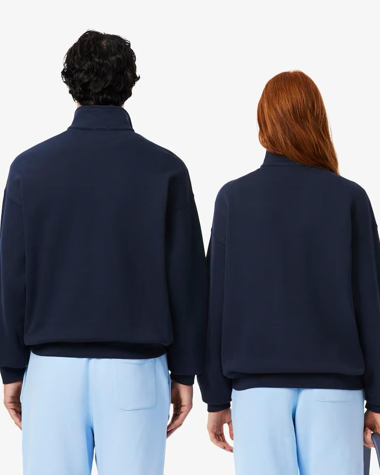 Felpa Lacoste mezzazip minimal uomo