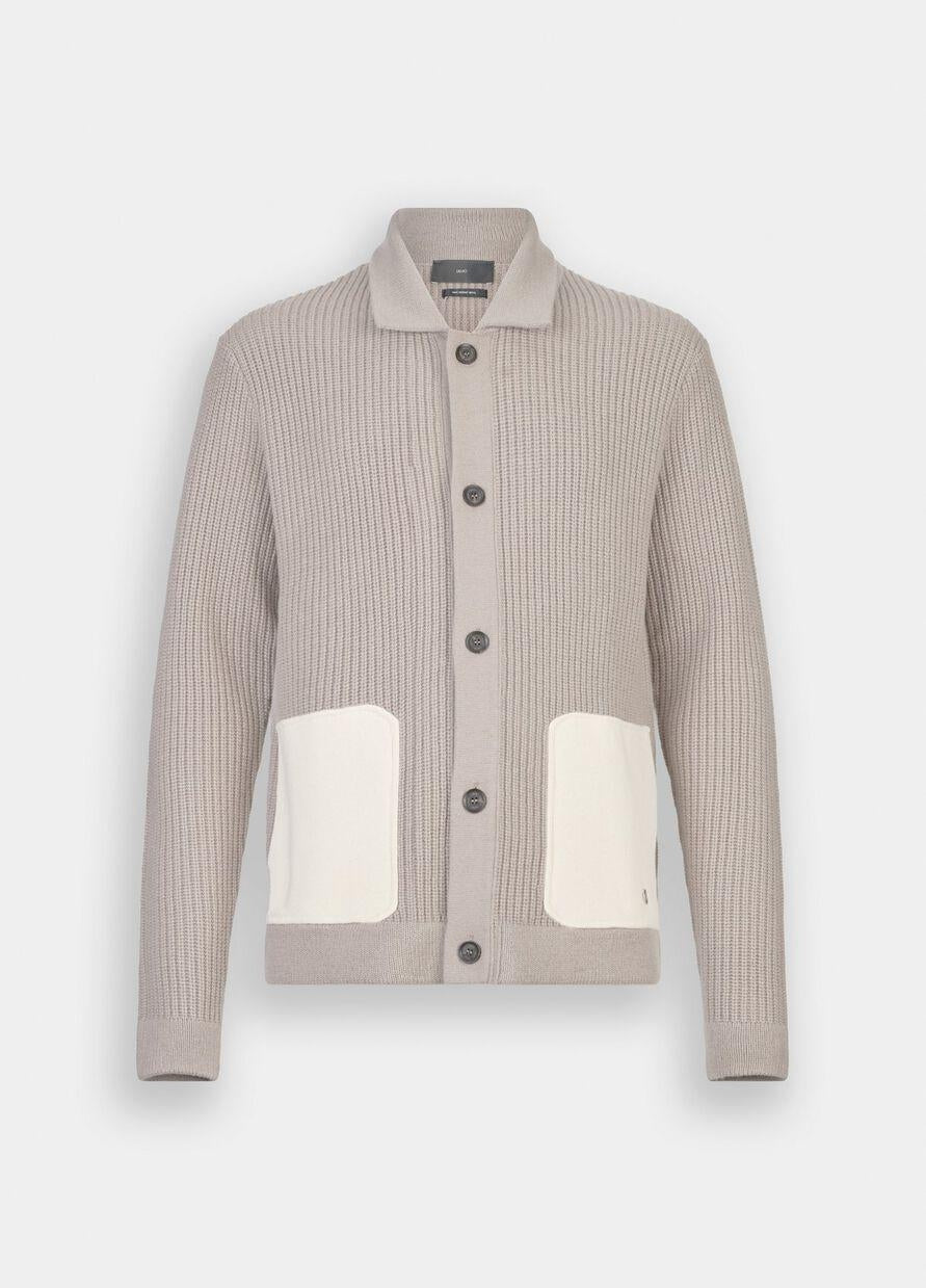 Cardigan Liu Jo in lana con tasche uomo