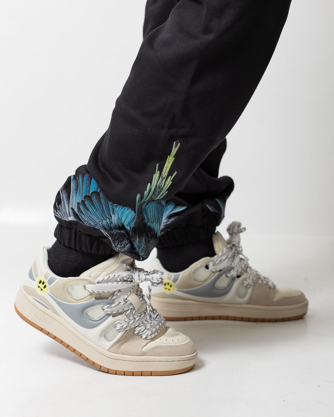 Pantalone Marcelo Burlon in felpa "Icon Wings" uomo