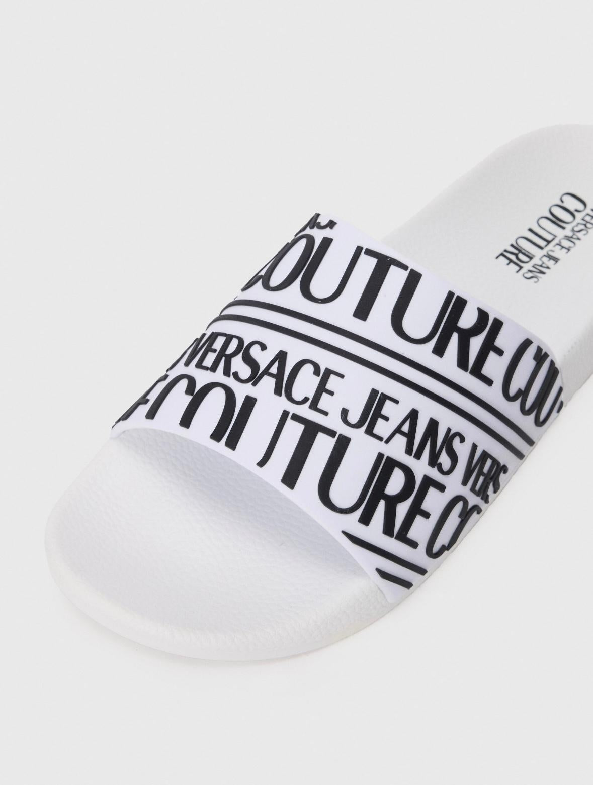 Ciabatte Versace Jeans Couture con fascia logomania uomo