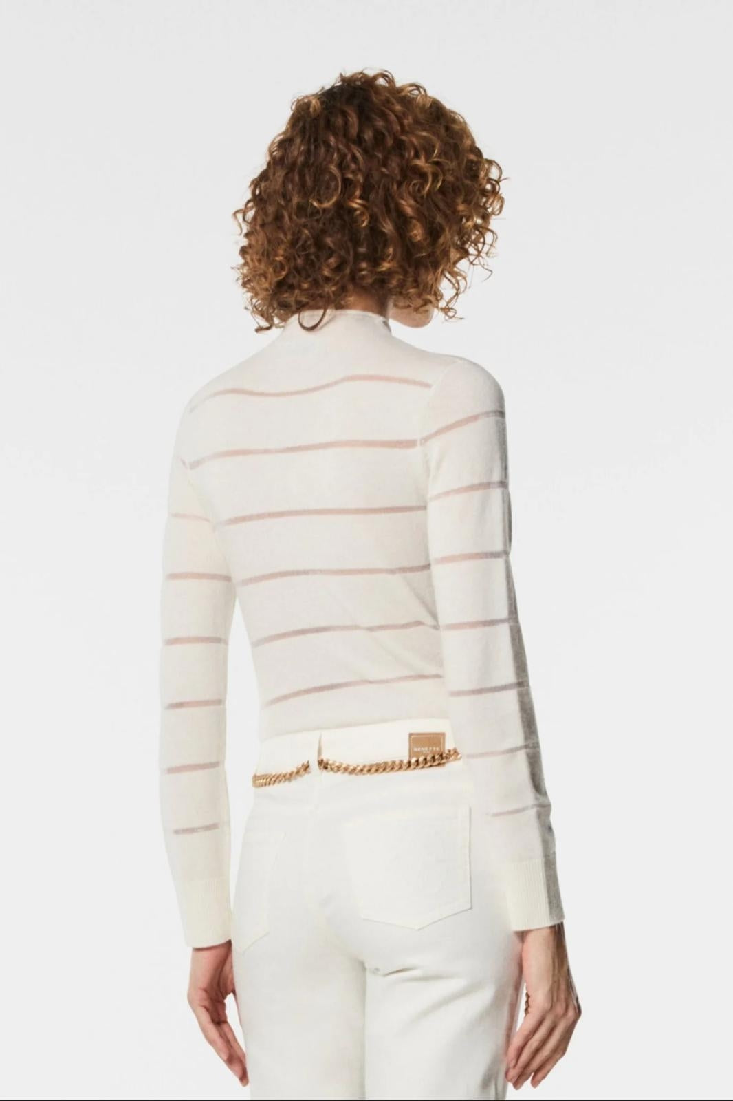 Maglia Nenette lupetto in misto lana donna
