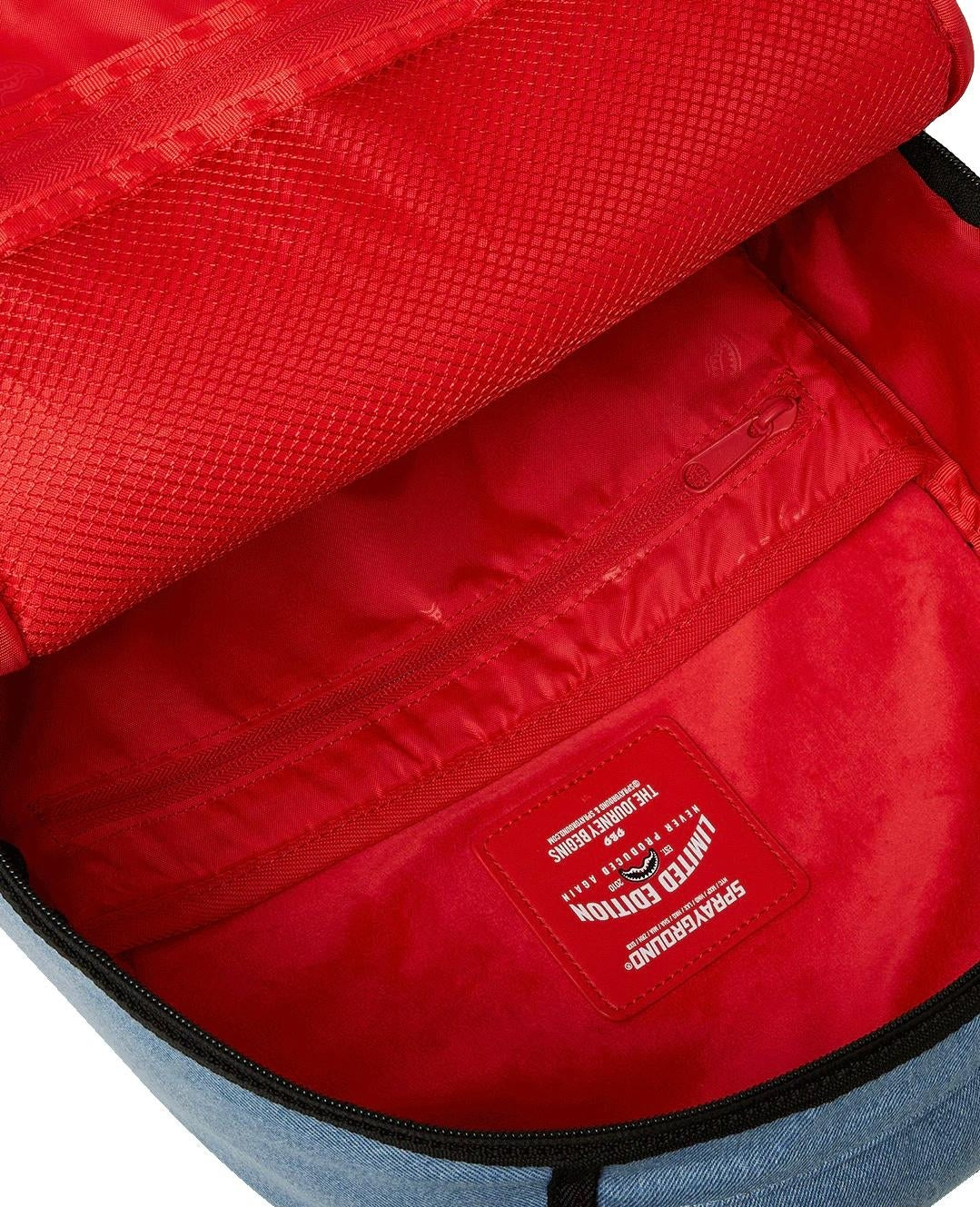 Zaino Sprayground denim shark bite dlxsv backpack