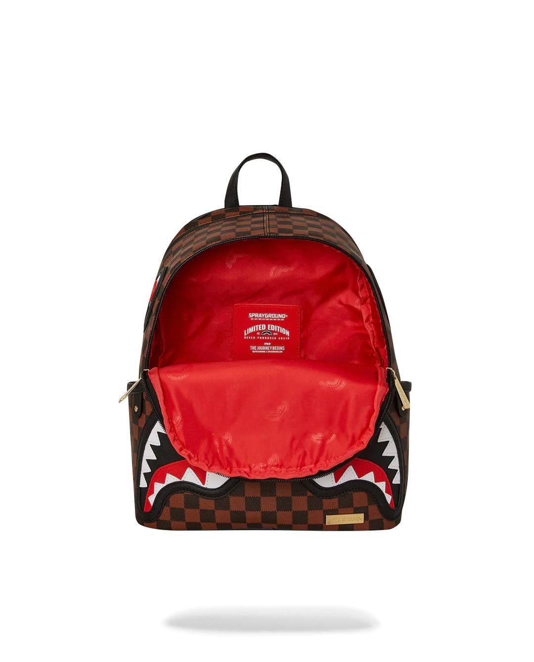 Zainetto Sprayground marrone Sawtooth sharks in paris savage backpack