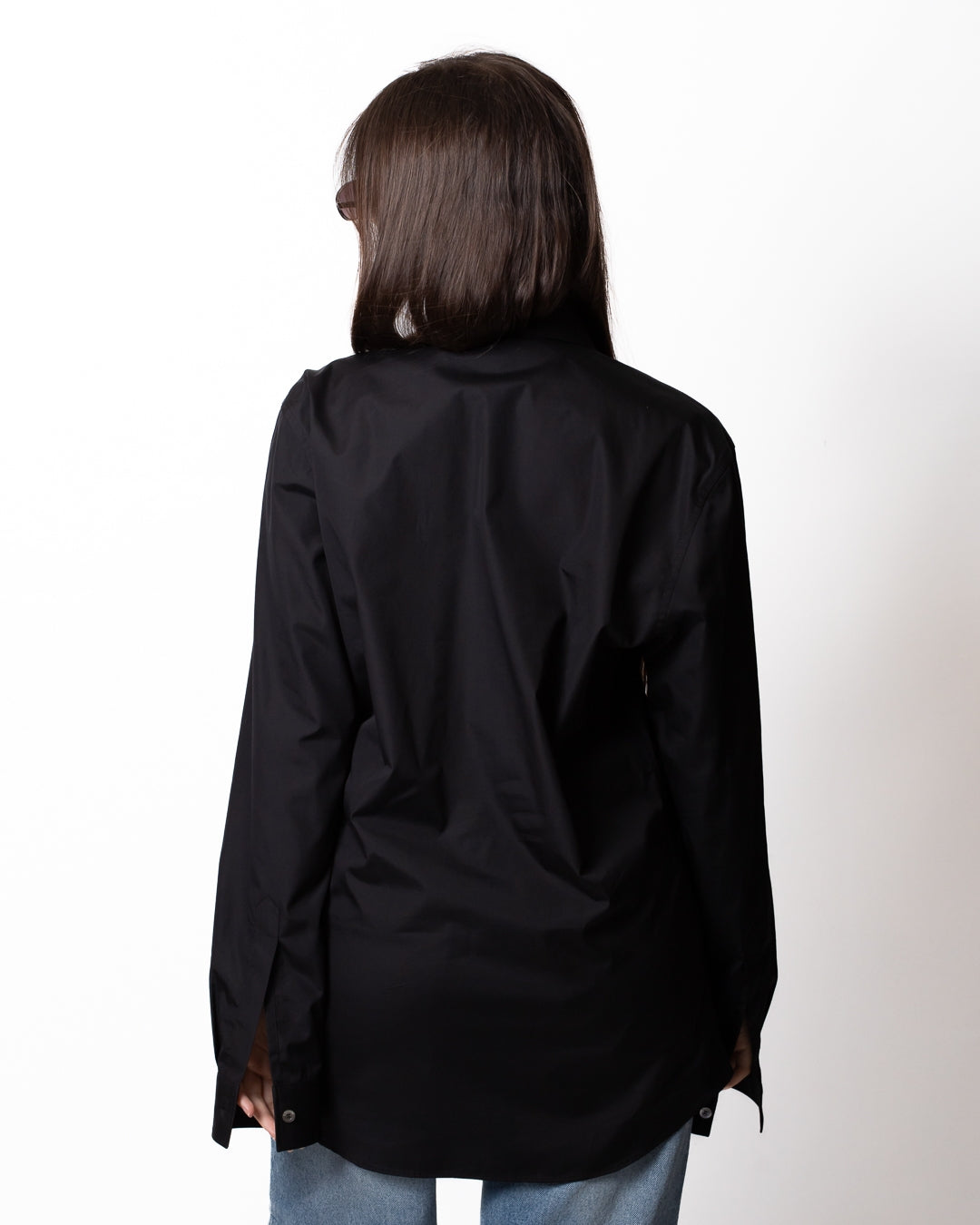 Camicia Moschino con patch logata