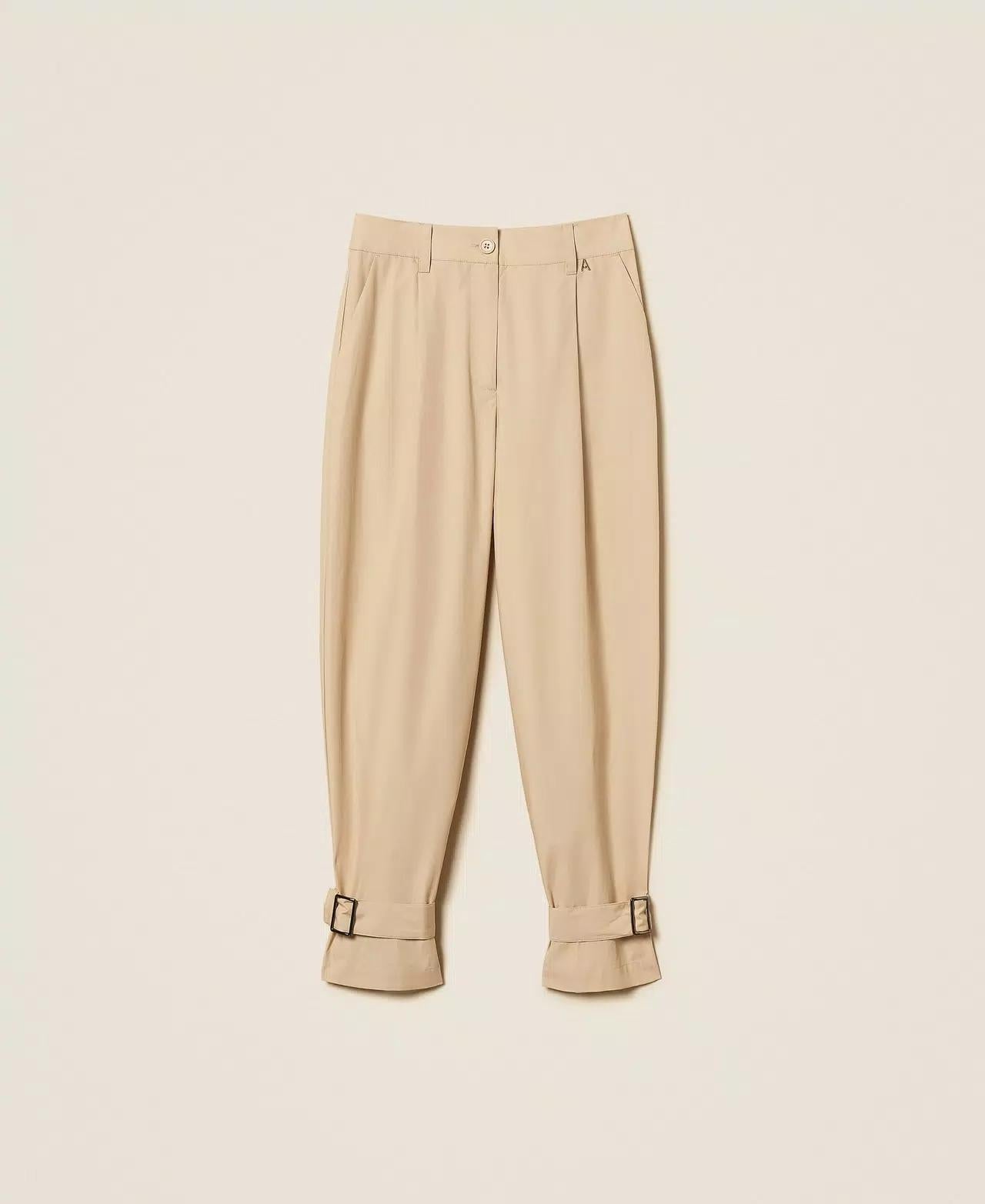 Pantalone Twinset Actitude in popeline donna