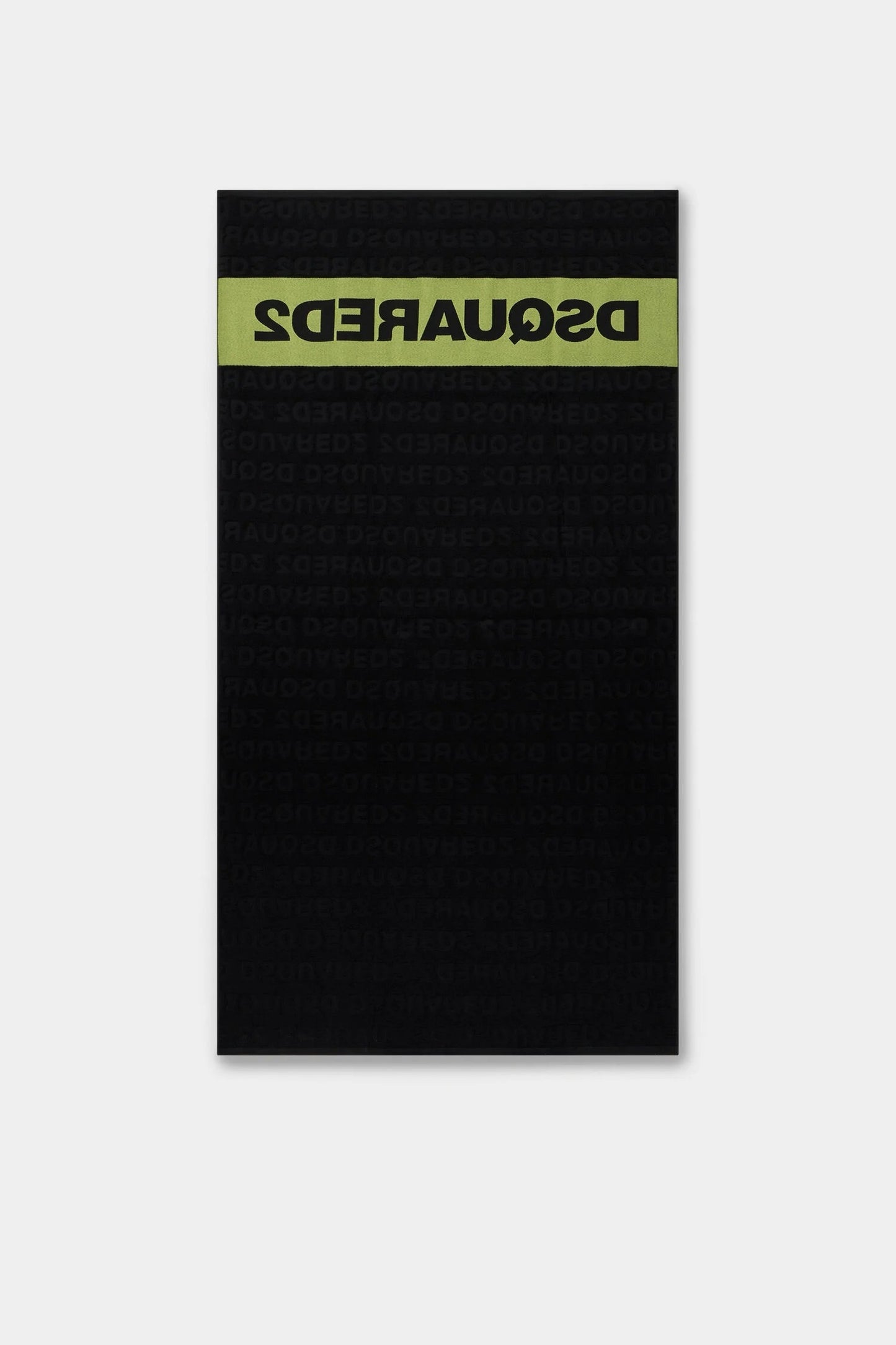 Telo mare Dsquared2 in spugna con logo all-over