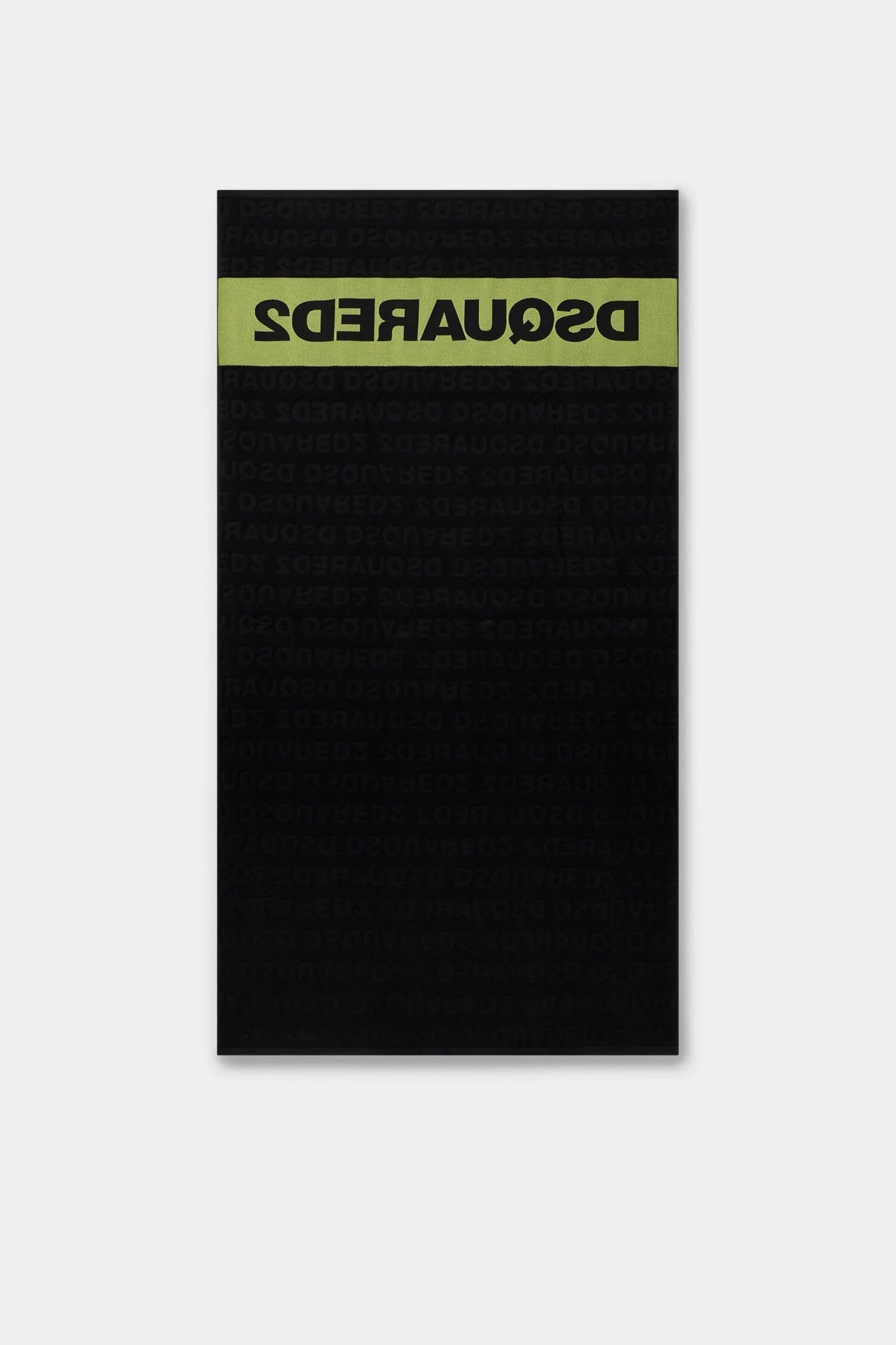 Telo mare Dsquared2 in spugna con logo all-over