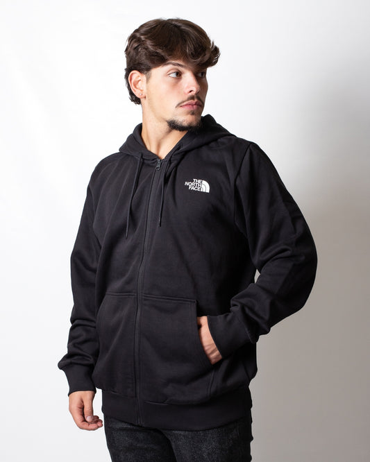Felpa The North Face fullzip con cappuccio logata uomo
