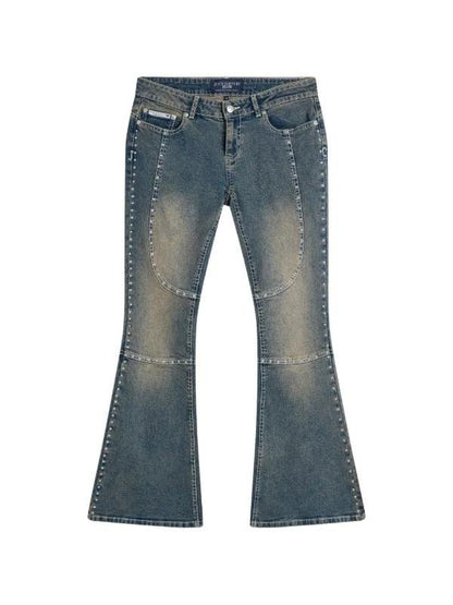 Jeans Juicy Couture con logo e borchie