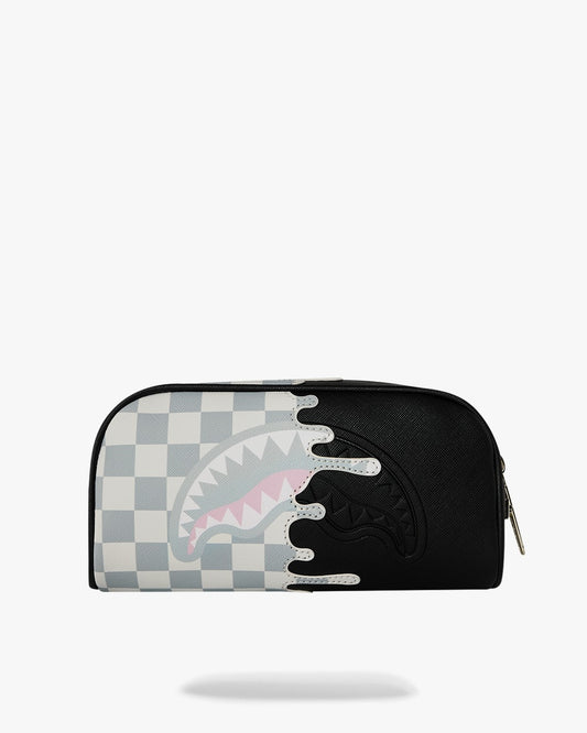 Pochette Sprayground nero CREAM CHECK UNFINISHED SHARK PENCIL POUCH