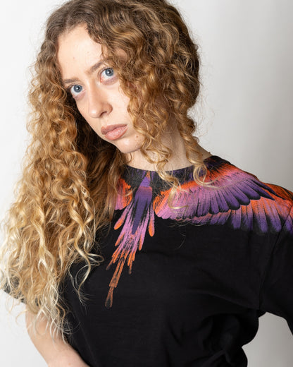 T-Shirt Marcelo Burlon "Icon Wings Multicolor" donna