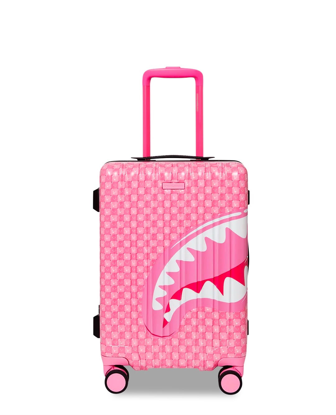 Valigia Sprayground fucsia PINK NEW CHECK FACES CARRY-ON LUGGAGE