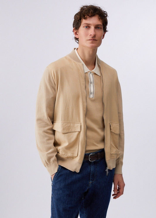Maglia Liu Jo fullzip con tasche uomo