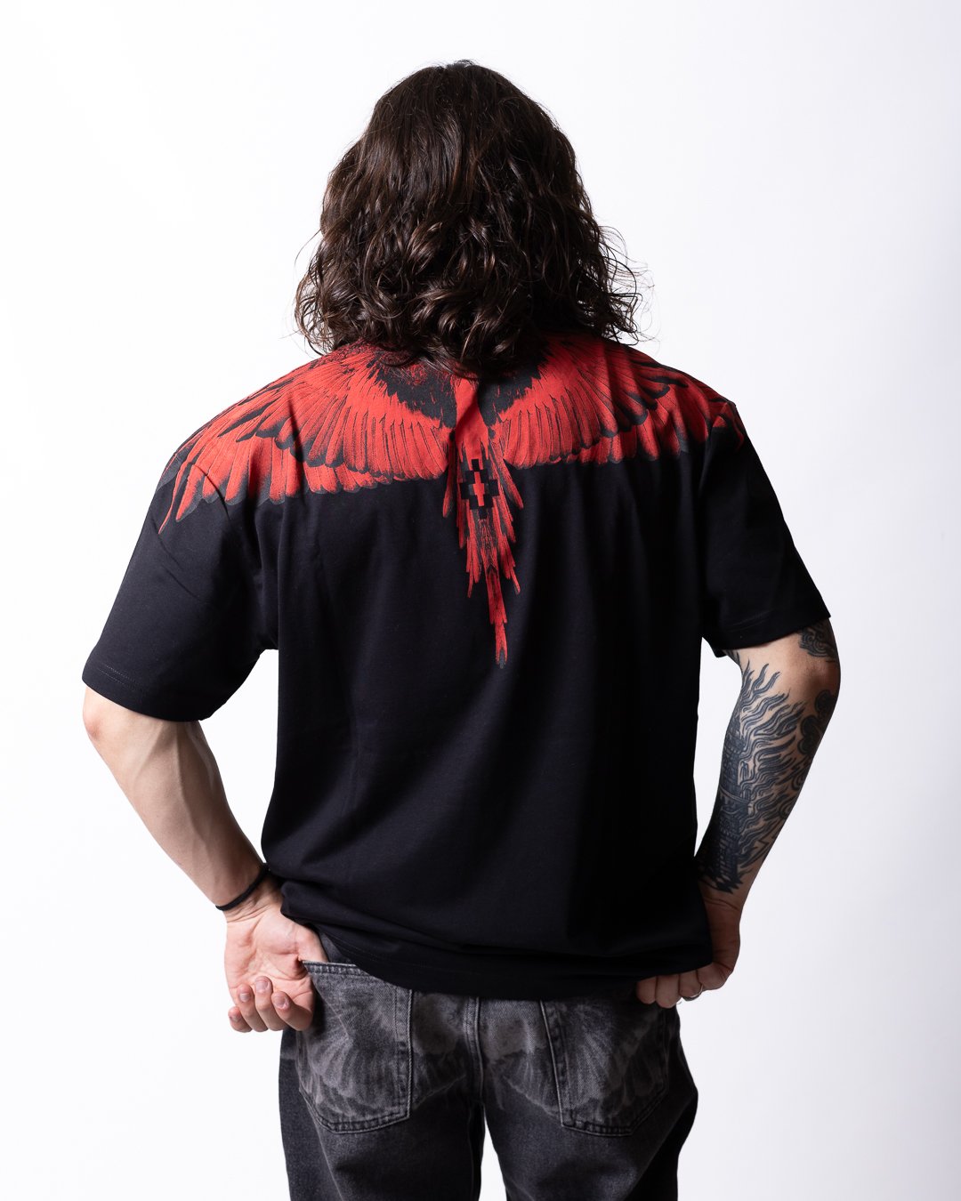 T-Shirt Marcelo Burlon "Icon Wings County" uomo