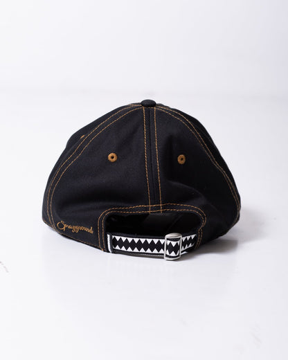 Cappello Sprayground con visiera, logo ricamato a contrasto e logo stampato