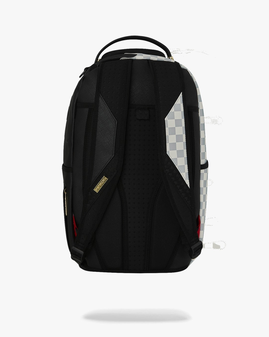 Zaino Sprayground nero CREAM CHECK UNFINISHED SHARK DLXSV BACKPACK