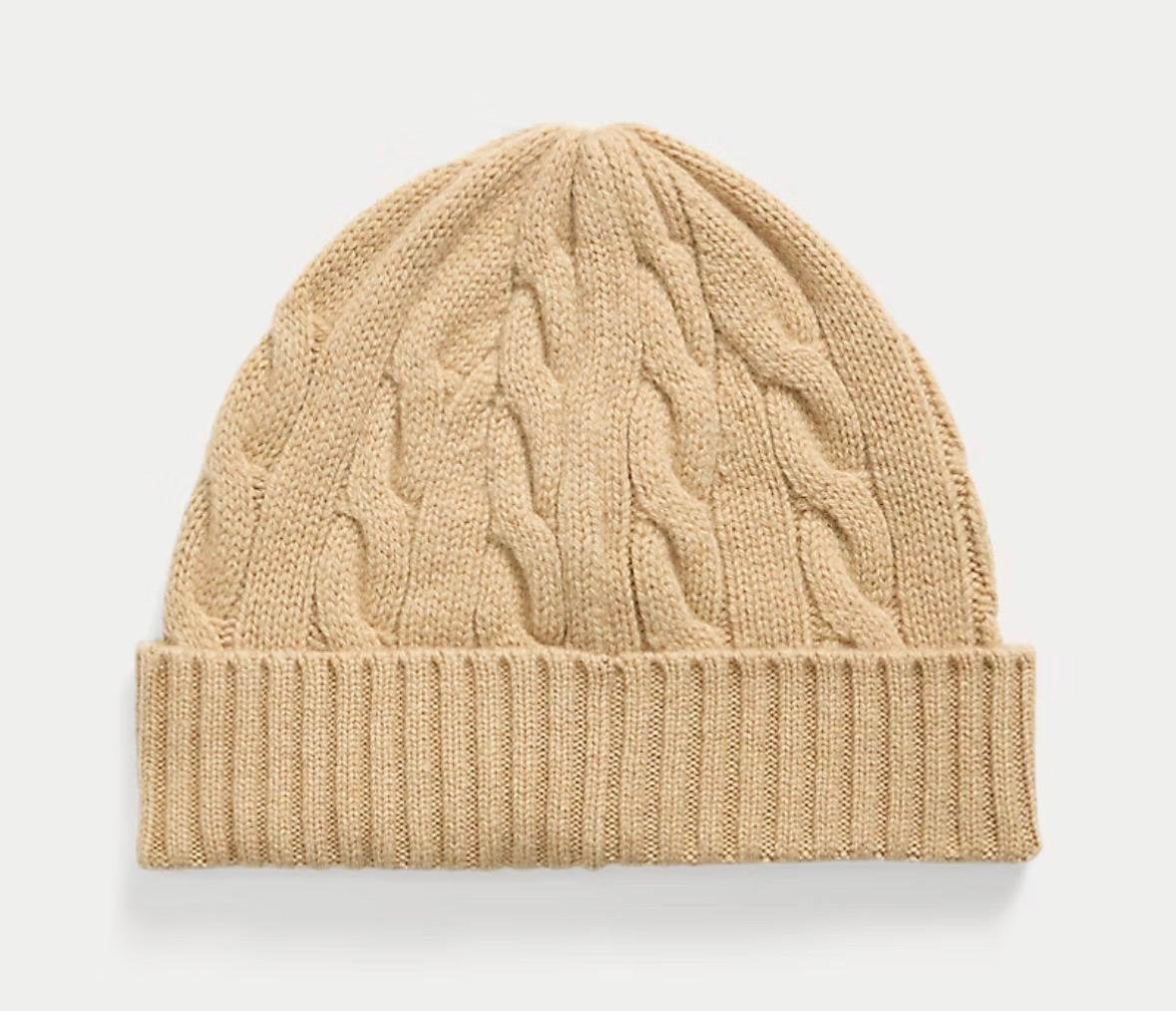 Cappello Polo Ralph Lauren con trama a treccia e logo ricamato
