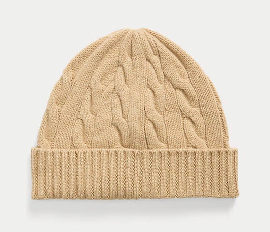 Cappello Polo Ralph Lauren con trama a treccia e logo ricamato