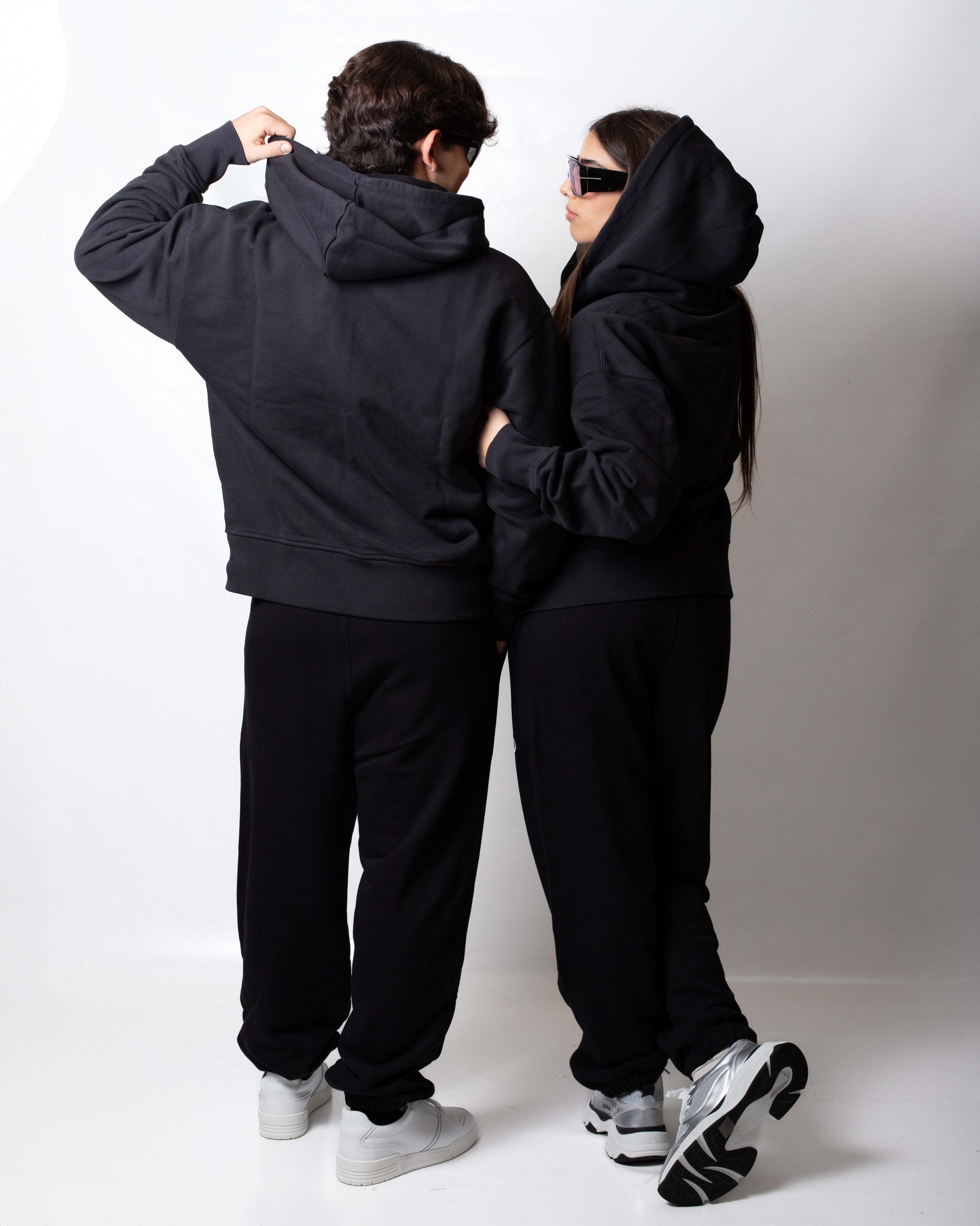 Felpa MSGM fullzip con logo signature ricamato