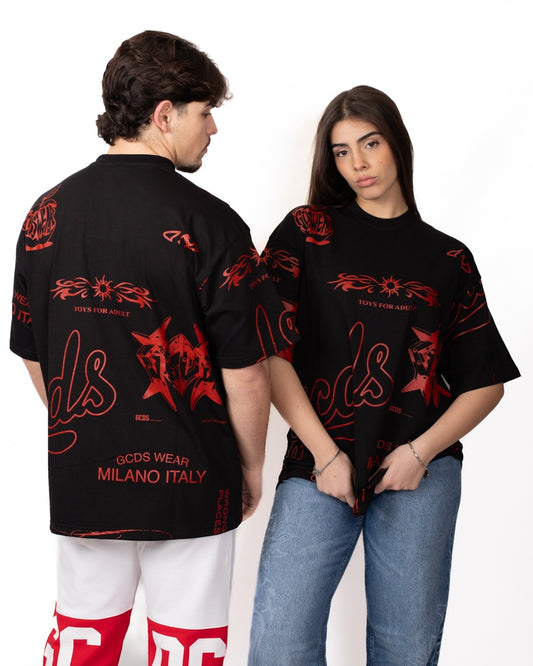 T-Shirt GCDS "History Logo" oversize