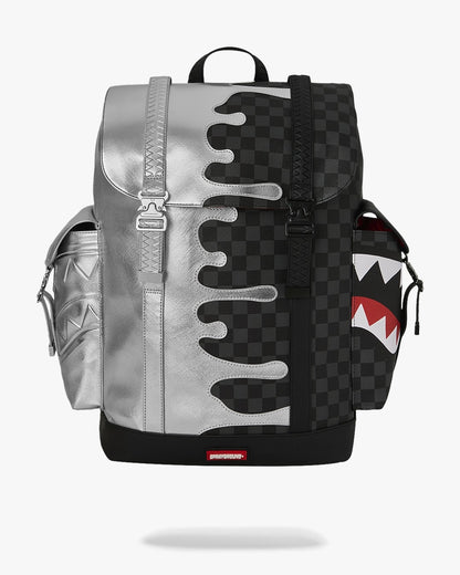 Zaino Sprayground nero SILVER SIDE DRIP BLACK CHECK MONTE CARLO