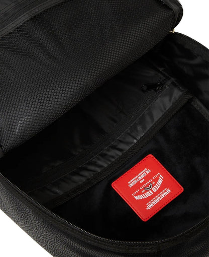 Zaino Sprayground nero Shark central gold dlxsv backpack