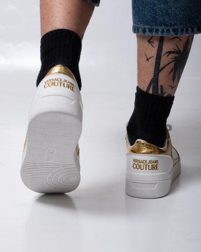 Sneakers Versace Jeans Couture con dettagli laminati donna