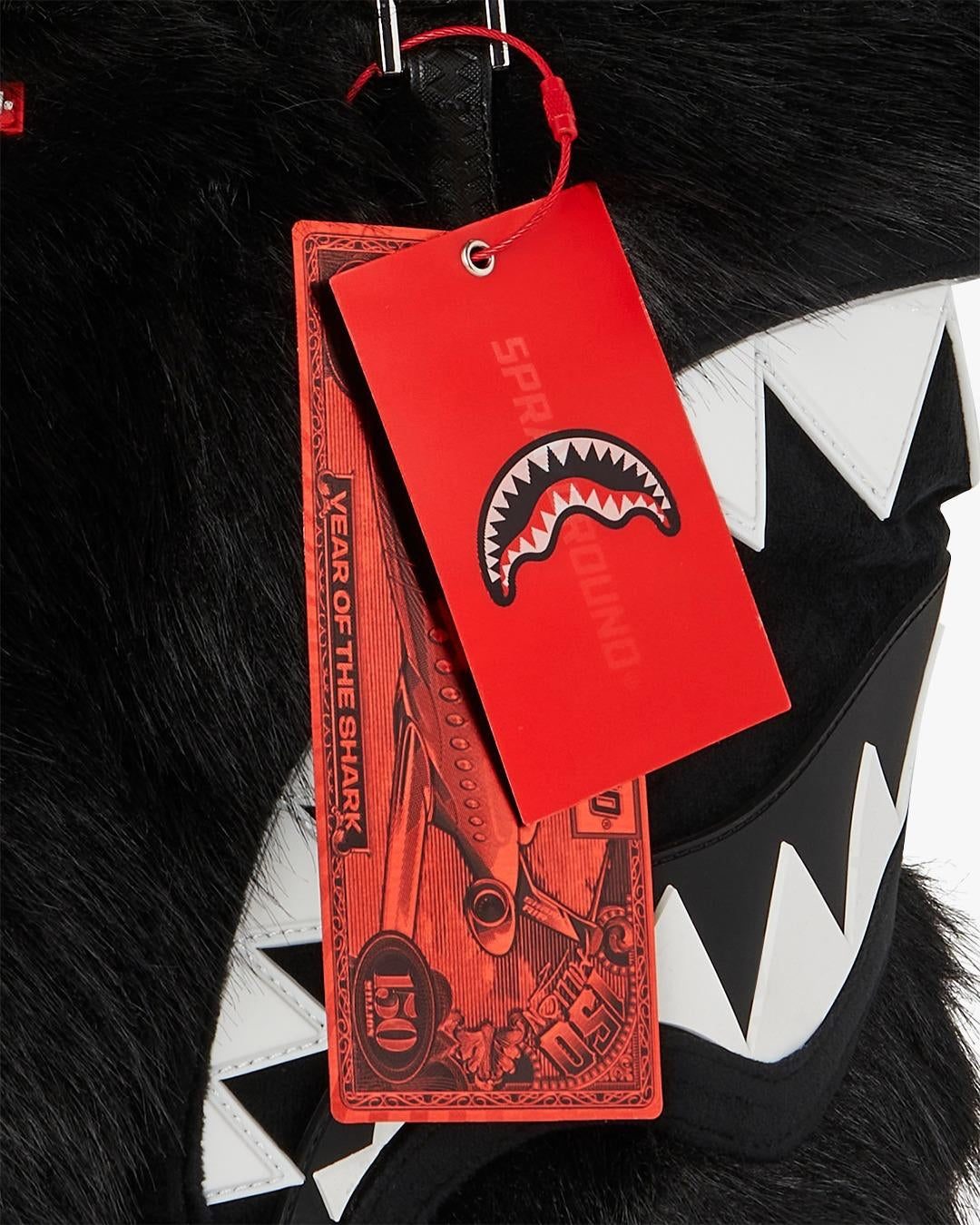 Borsa Sprayground nero "FUR CRAY BLACK TOTE"