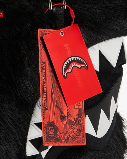 Borsa Sprayground nero "FUR CRAY BLACK TOTE"