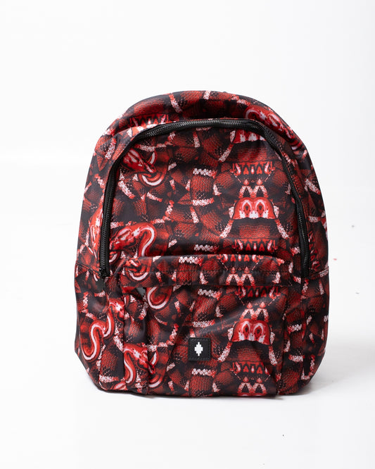 Zaino Marcelo Burlon in nylon stampa snakes all-over