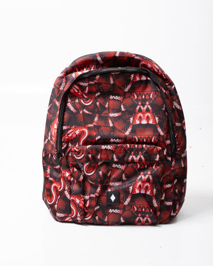 Zaino Marcelo Burlon in nylon stampa snakes all-over