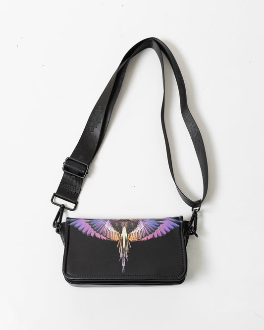 Borsa Marcelo Burlon in ecopelle "Icon Wings Colorfull"