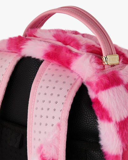 Zaino Sprayground fucsia "PINK FUR CHECK BACKPACK"