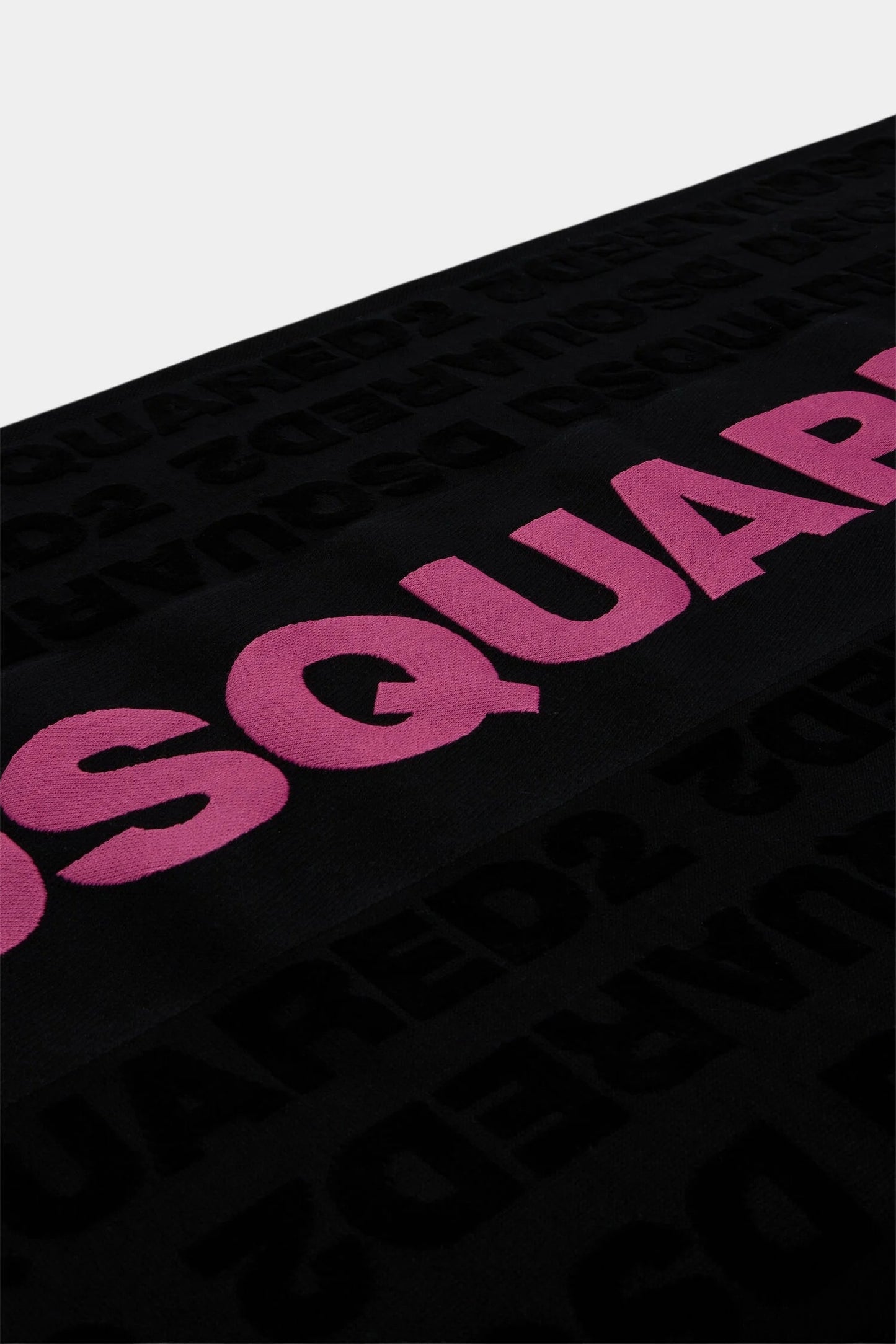 Telo mare Dsquared2 in spugna con logo all-over