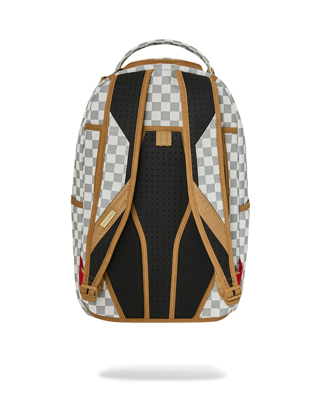 Zaino Sprayground bianco GRAFF EMBOSSED CREAM CHECK DLXSV BACKPACK