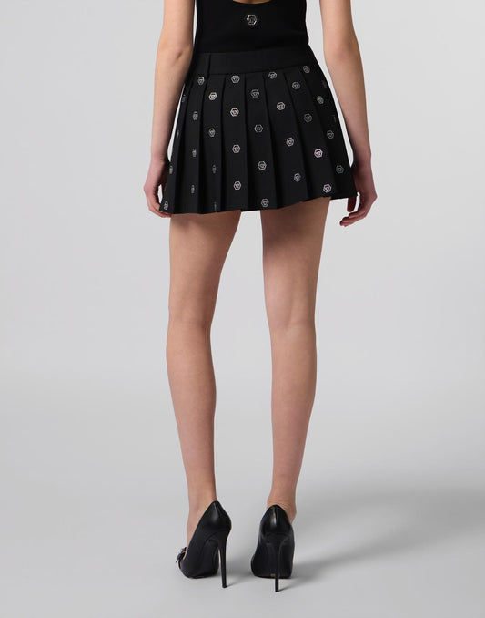 Gonna Philipp Plein "Monogram strass" donna