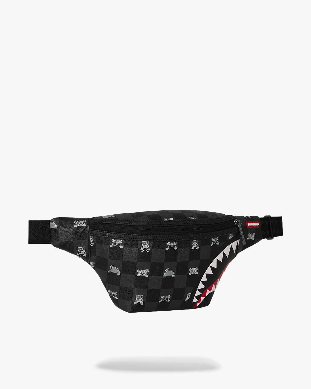 Marsupio Sprayground nero GRAY PEEKING CHARACTER CHECK SAVVY CROSSBODY