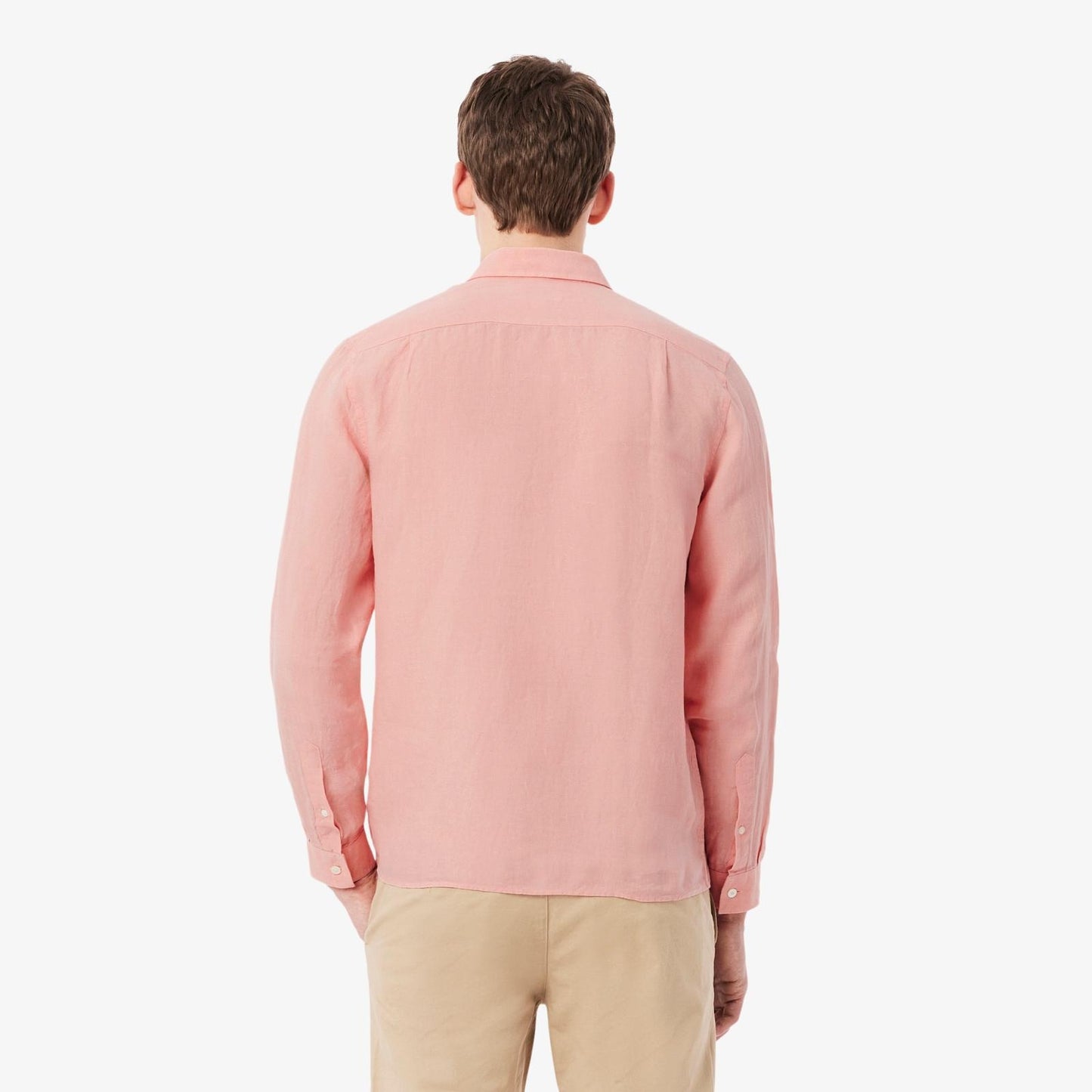 Camicia Lacoste regular in lino uomo
