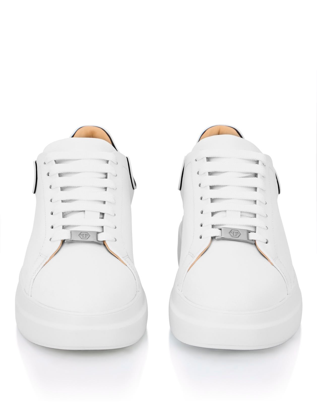 Scarpe Philipp Plein in pelle con logo in rilievo