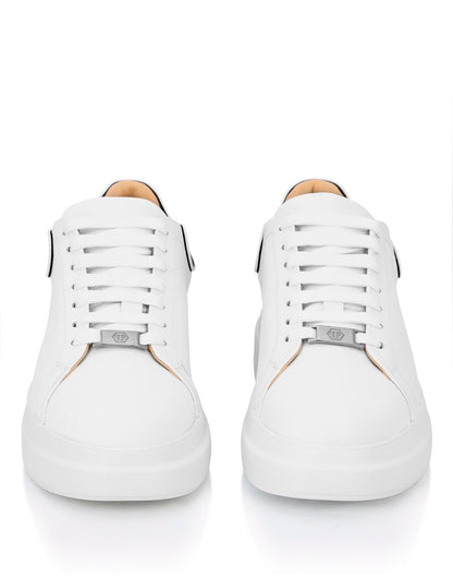 Scarpe Philipp Plein in pelle con logo in rilievo