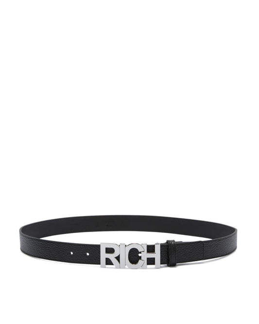 Cintura John Richmond con placca RICH logata