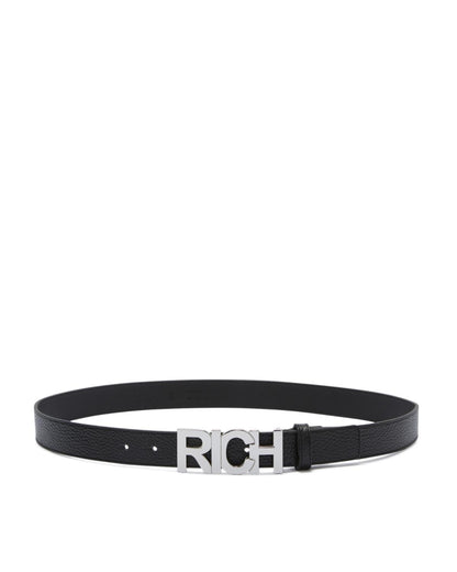 Cintura John Richmond con placca RICH logata