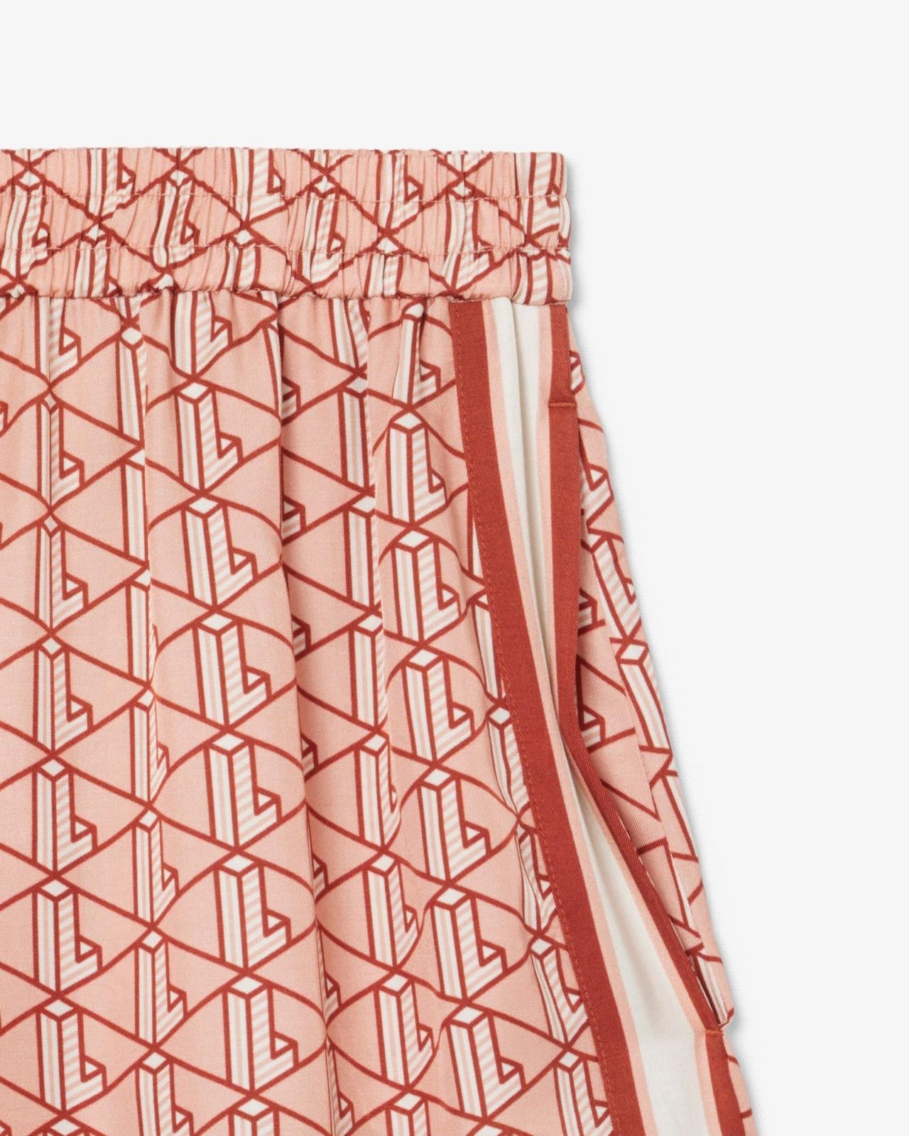 Shorts Lacoste con logo monogram allover