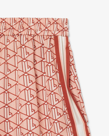 Shorts Lacoste con logo monogram allover