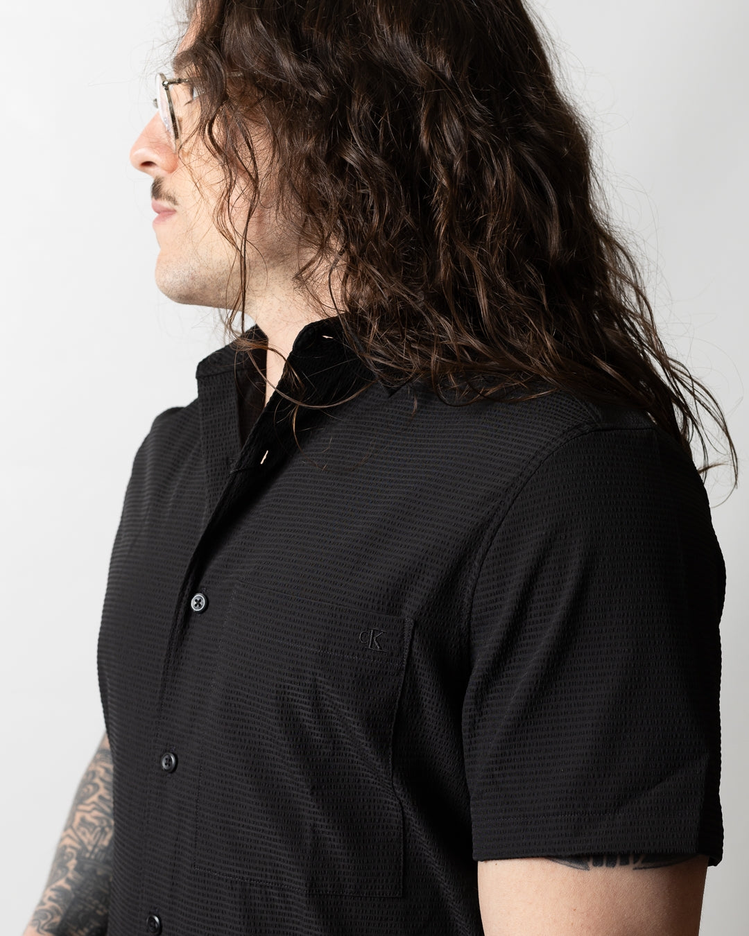 Camicia Calvin Klein "Seersucker Classic" uomo