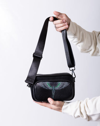 Tracolla Marcelo Burlon in ecopelle "Icon Wings "