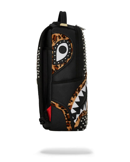 Zaino Sprayground nero Cheetah punk dlxsv backpack